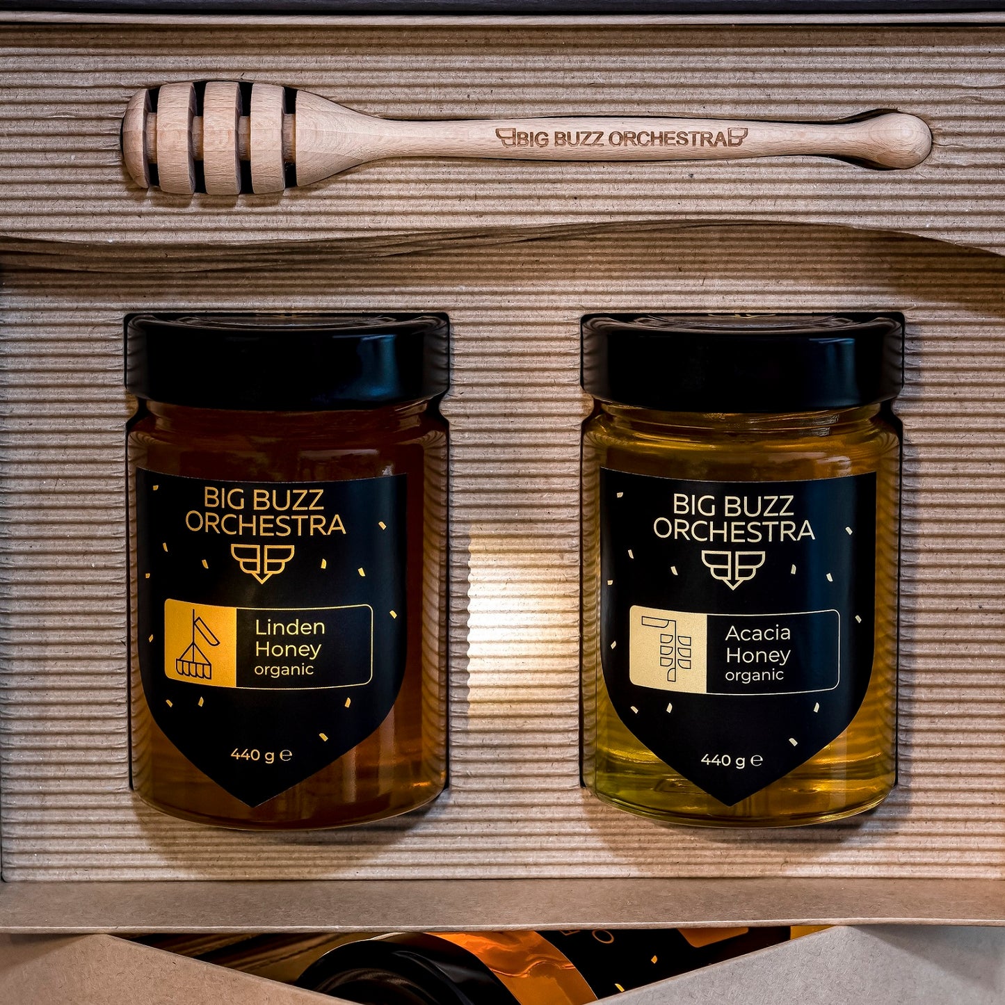 Six Jars of Honey by Big Buzz. Natural Honey from Bulgaria. Organic Honey by BBO